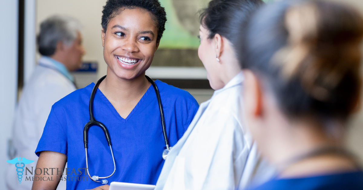 A physician assistant providing direct patient care in a healthcare setting