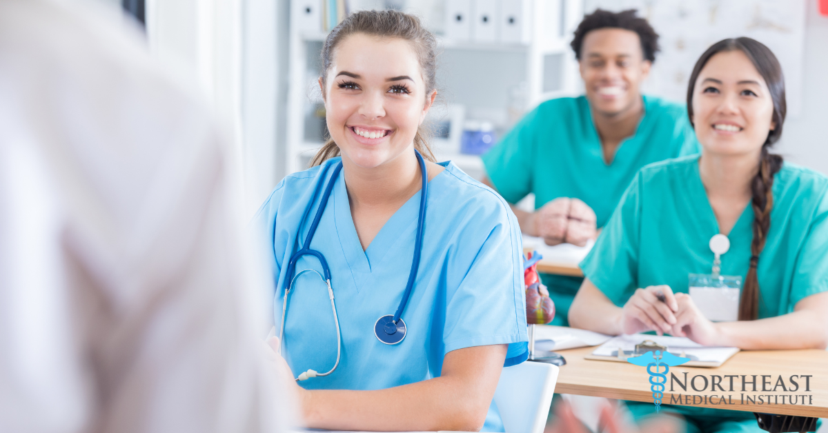 A group of certified nursing assistants in a variety of healthcare settings