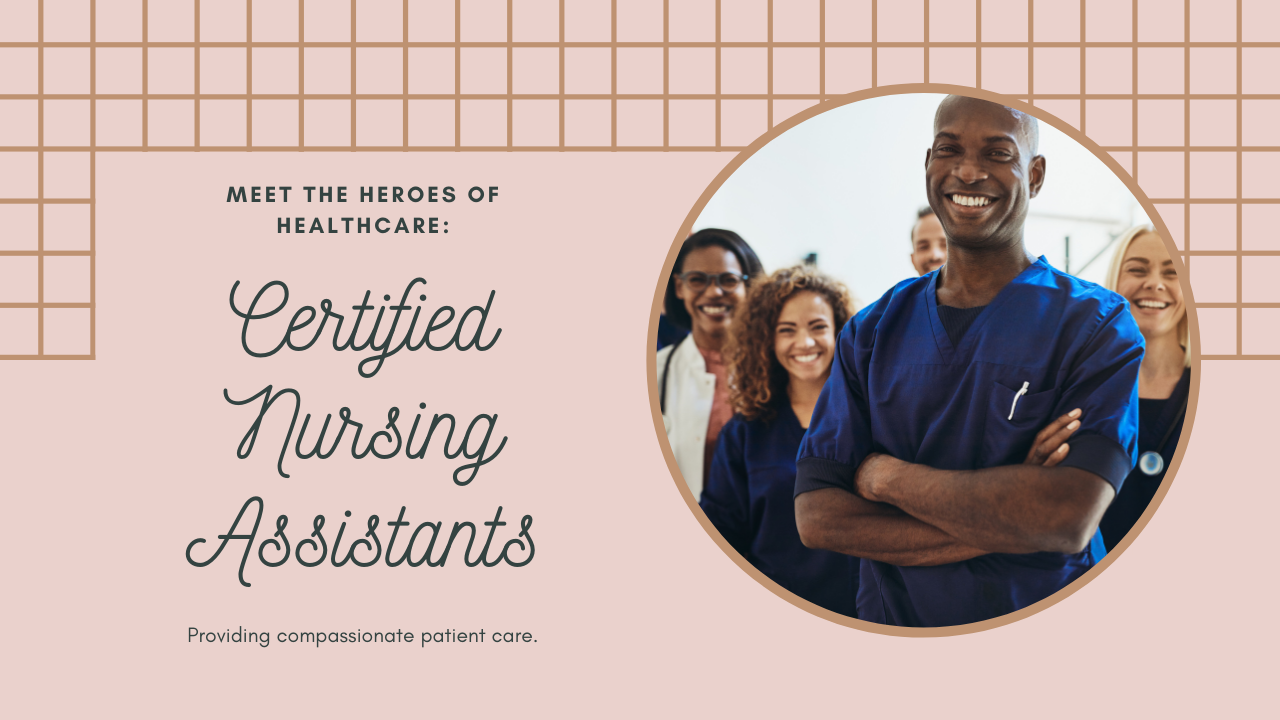 A group of certified nursing assistants in a hospital setting